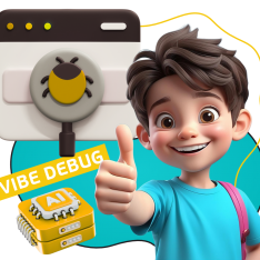 Тестирование & Vibe Debug. Охотники за багами - КИБЕРшкола программирования для детей, компьютерные курсы для школьников, начинающих и подростков - KIBERone г. Стерлитамак