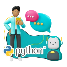 Умный чат-бот на Python на Telegram - КИБЕРшкола программирования для детей, компьютерные курсы для школьников, начинающих и подростков - KIBERone г. Стерлитамак