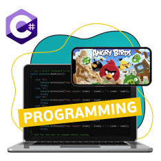 Программирование на C#. Удивительный мир 2D-игр - КИБЕРшкола программирования для детей, компьютерные курсы для школьников, начинающих и подростков - KIBERone г. Стерлитамак